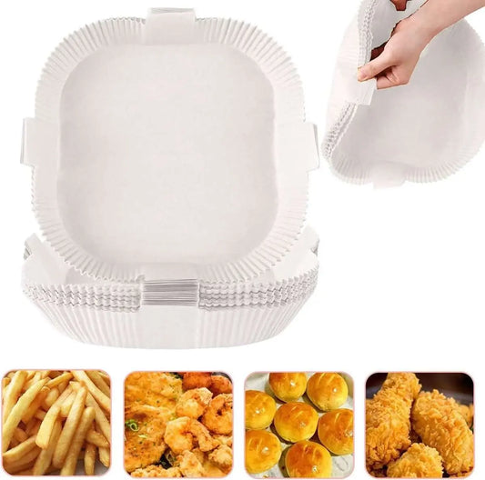 100-Pack: Air Fryer Disposable Paper Liners Cartsfy Inc.