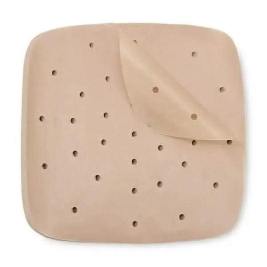 100-Piece: Air Fryer Parchment Paper DailySale Brown / Round Brown / Square White / Round Brown / Round-Brown / Square-White / Round-White / Square-