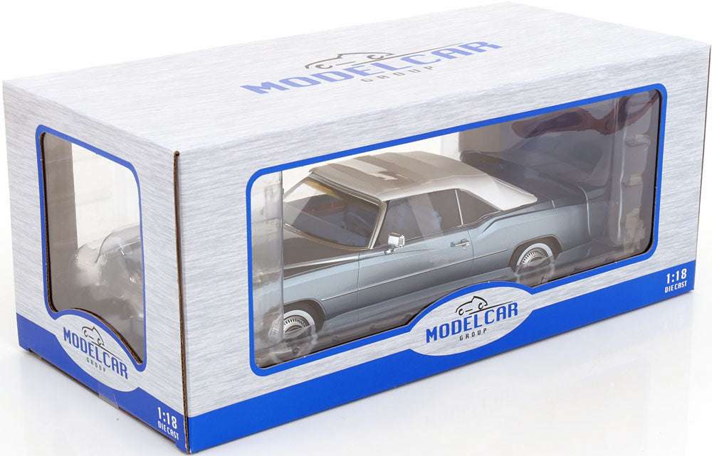 MCG 1976 Cadillac Eldorado Convertible Light Blue Metallic 1:18 STM Diecast Default Title Default Title-