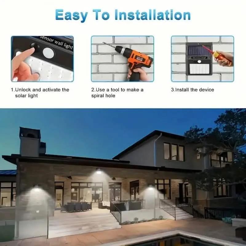 118 LED Ultra-Bright Solar Outdoor Lights DailySale 2-Piece 4-Piece 2-Piece-4-Piece-