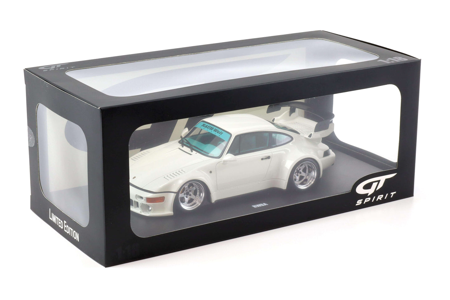 GT Spirit 2023 Porsche 911 964 Slantnose RWB RWBA Grand Prix White 1:18 STM Diecast Default Title Default Title-