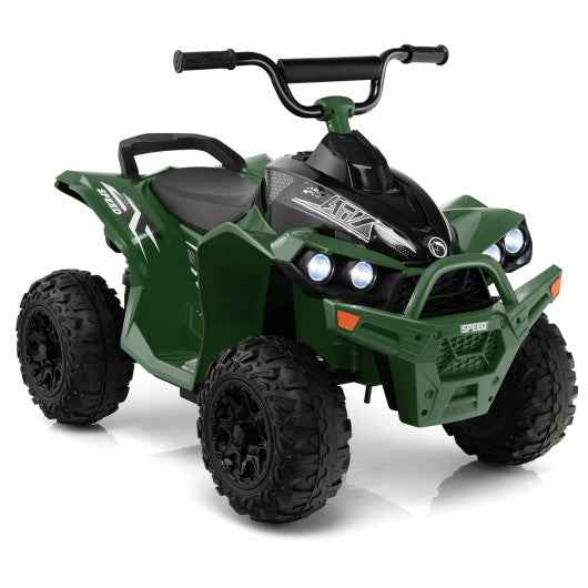 12V Kids Ride On ATV with High/Low Speed and Comfortable Seat-Army Green Cartsfy Inc.