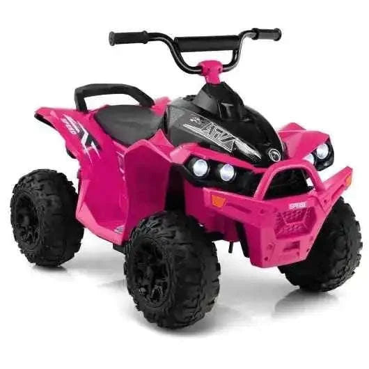 12V Kids Ride On ATV with High/Low Speed and Comfortable Seat-Pink Cartsfy Inc.