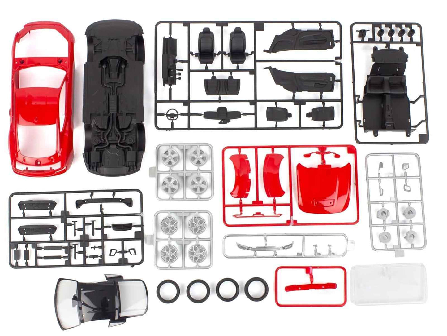 Level 3 Model Kit 2024 Ford Mustang GT 2-in-1 Kit (Level 3 Click System) 1/25 Scale Model by Revell Miniature Motors Default Title Default Title-
