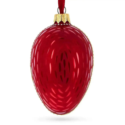 1898 Kelch Hen Royal Egg Glass Christmas Ornament 4 Inches Cartsfy Inc.