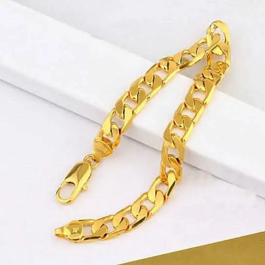 18k Gold Filled Cuban Link Bracelet Cartsfy Inc.