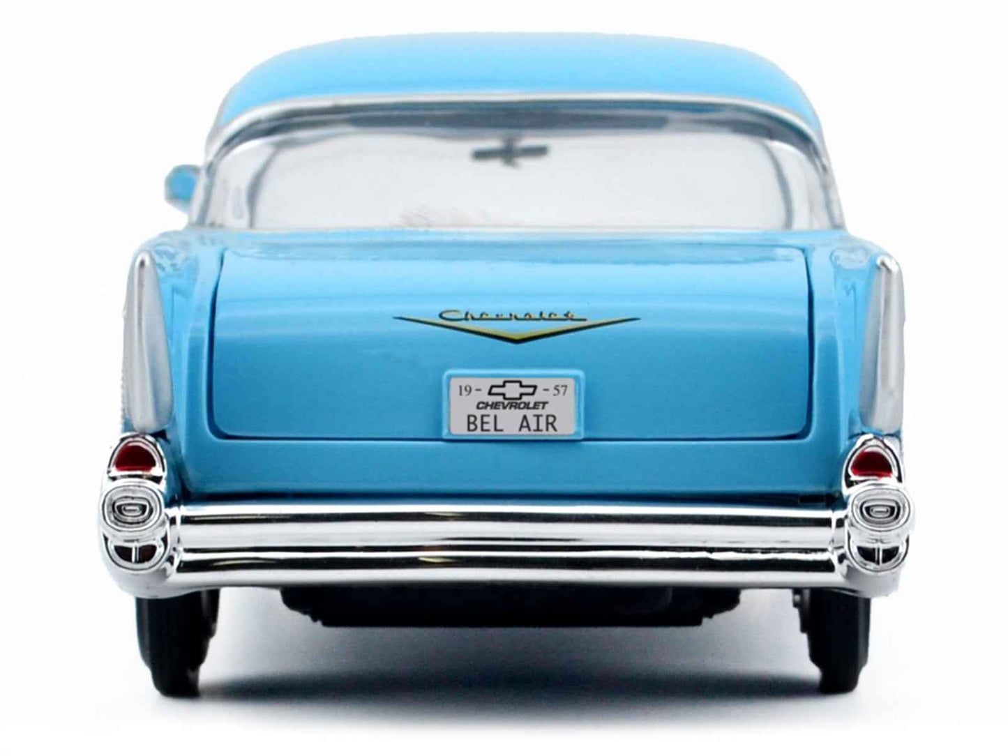 1957 Chevrolet Bel Air Light Blue "Timeless Legends" Series 1/24 Diecast Model Car by Motormax Cartsfy Inc.