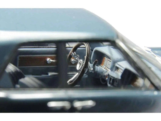 1962 Lincoln Continental Oxford Gray Metallic with Blue Interior Limited Edition to 200 pieces Worldwide 1/43 Model Car by Goldvarg Collection Miniature Motors Default Title Default Title-