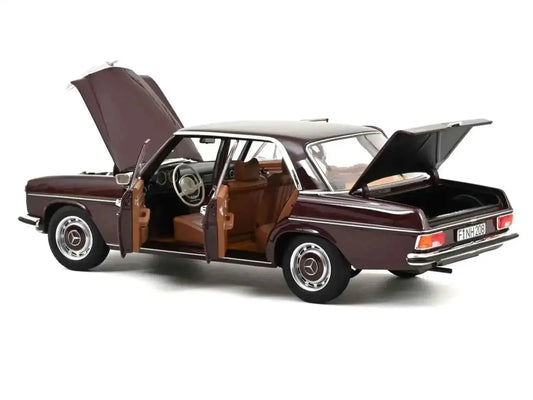 1968 Mercedes-Benz 200 Dark Red Brown 1/18 Diecast Model Car by Norev Miniature Motors Default Title Default Title-