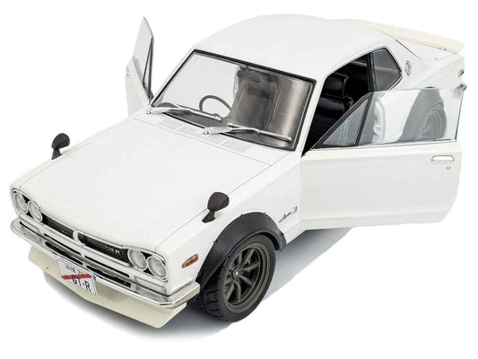 1970 Nissan Skyline (C10) Hakosuka RHD (Right Hand Drive) White 1/18 Diecast Model Car by Solido Cartsfy Inc.