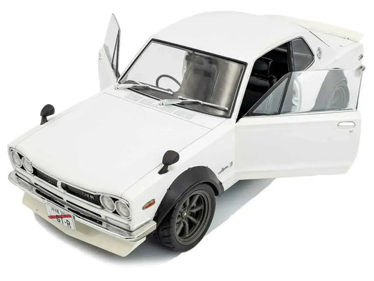 1970 Nissan Skyline (C10) Hakosuka RHD (Right Hand Drive) White 1/18 Diecast Model Car by Solido Miniature Motors Default Title Default Title-