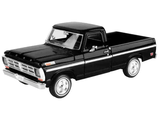 1972 Ford F-100 Pickup Truck Black "Timeless Legends" Series 1/24 Diecast Model Car by Motormax Cartsfy Inc.