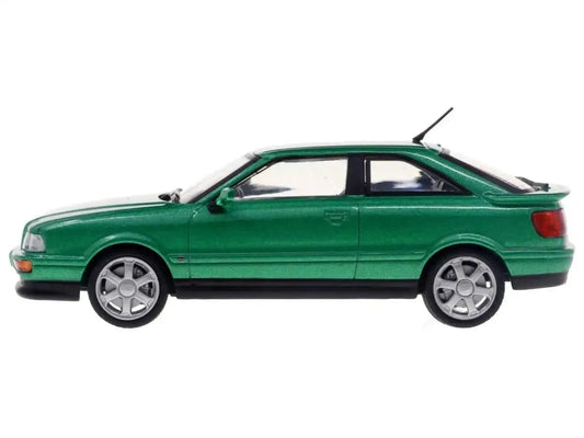 1994 Audi Coupe S2 Cricket Green Metallic 1/43 Diecast Model Car by Solido Miniature Motors Default Title Default Title-
