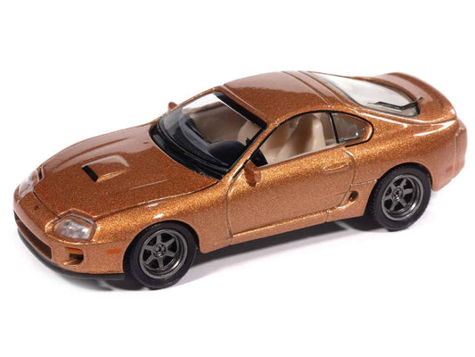 1998 Toyota Supra Sedona Sunset Bronze Metallic "Modern Muscle" Series 1/64 Diecast Model Car by Auto World Cartsfy Inc.