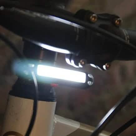 2-in-1 500LM Bicycle USB Rechargeable LED Bike Light Taillight Ultralight Warning Night Cartsfy Inc.