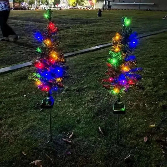 2-Pack: Waterproof Solar Christmas Tree LED Light DailySale Default Title Default Title-