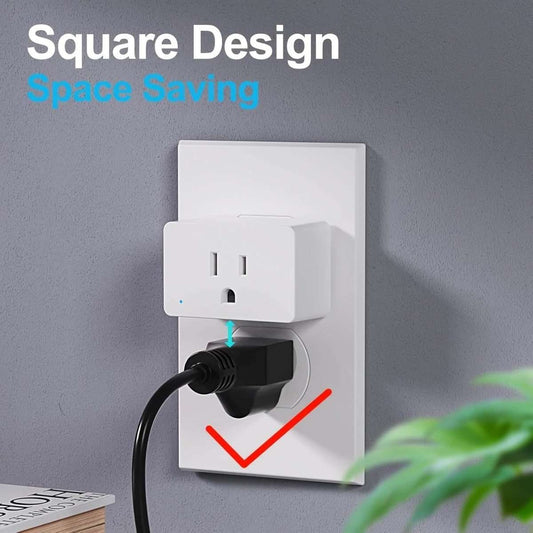 2-Pack: WiFi Smart Plug – 15A, Timer & App Control, Works with Alexa & Google Home Cartsfy Inc.
