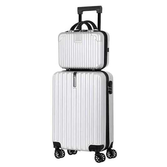 2 - Piece Spinner Luggage Set – 20” Carry - On & 14” Crossbody Handbag - Cartsfy Inc.