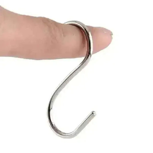 20-Piece: Household Holder Kitchen Stainless Steel S Shaped Hooks Cartsfy Inc.