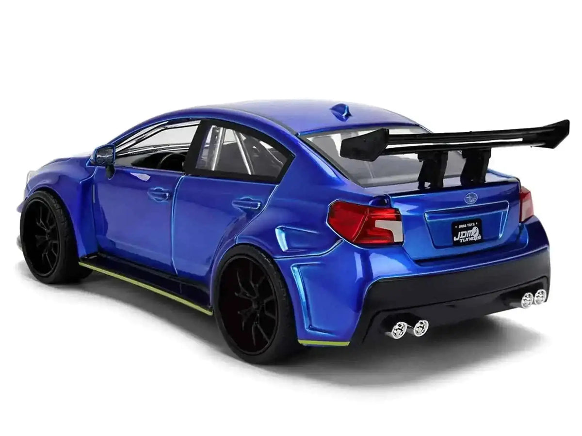 2016 Subaru WRX STI Widebody Blue Metallic "JDM Tuners" Series 1/24 Diecast Model Car by Jada Cartsfy Inc.