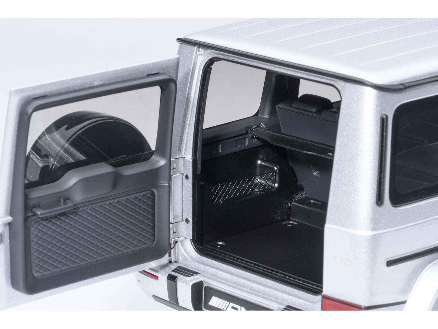 2019 Mercedes-Benz AMG G63 Iridium Silver Metallic 1/18 Model Car by Autoart Miniature Motors Default Title Default Title-