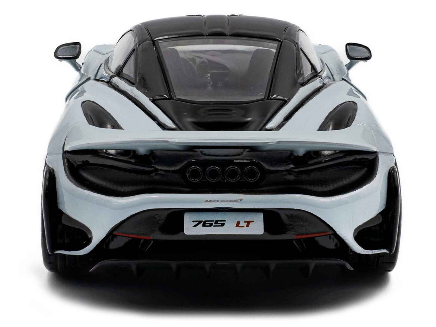 2020 McLaren 765LT Ceramic Gray with Black Top 1/43 Diecast Model Car by Solido Cartsfy Inc.