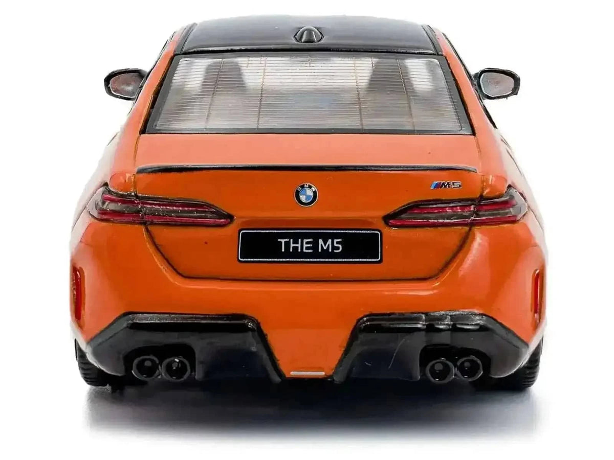 2024 BMW M5 Sedan Fire Orange III with Black Top 1/43 Diecast Model Car by Solido Cartsfy Inc.
