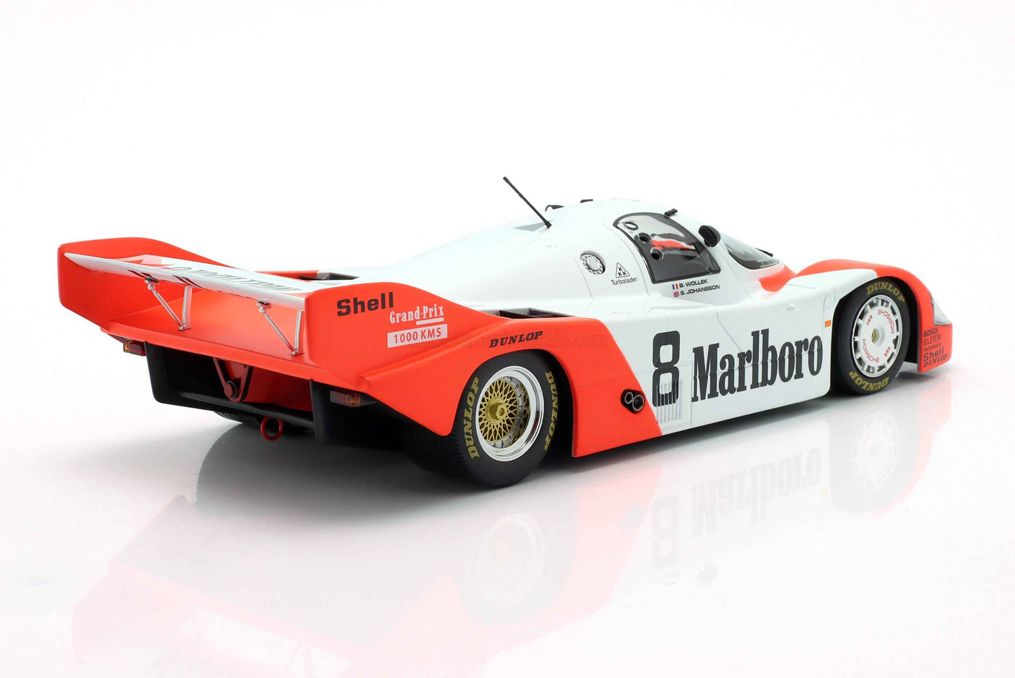 Werk83 Porsche 956 2.6L Turbo Team Joest Racing #8 2nd 1000km Silverstone 1983 1:18 STM Diecast Default Title Default Title-