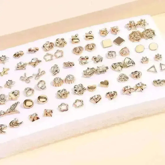36-Pairs: Women's Fashion Earrings Set - Assorted Heart, Flower, Geometric & More DailySale Default Title Default Title-