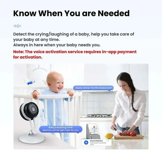 3MP Wireless security Camera – Two-Way Audio, Motion Detection, Night Vision DailySale Default Title Default Title-