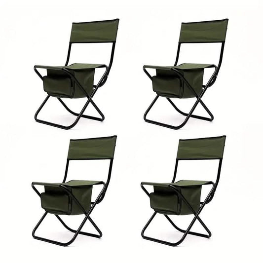 4-Piece: Folding Outdoor Chair with Storage Bag Cartsfy Inc.