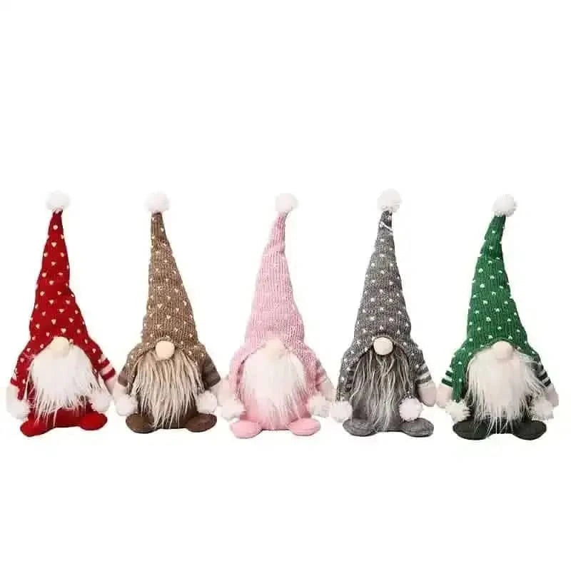 5-Pack: Christmas Gnome Plush Doll Cartsfy Inc.