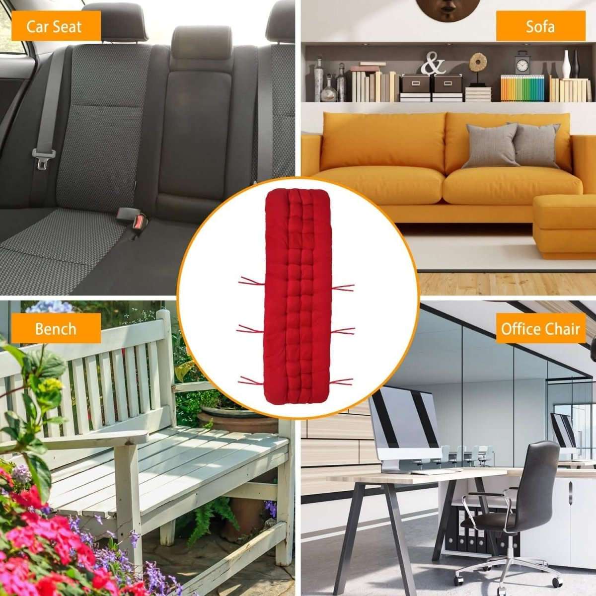 67 x 22 in Chaise Lounger Cushion for Recliner, Rocking Chair & Sofa Cartsfy Inc.