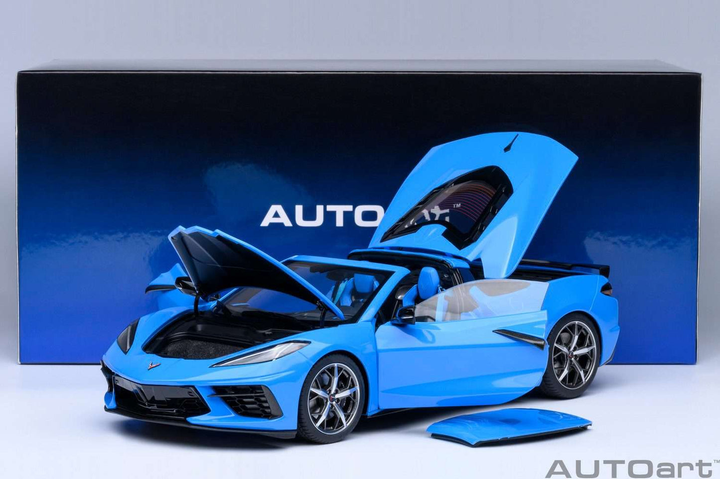 AUTOart Chevy Corvette C8 Z51 Rapid Blue 1:18 STM Diecast Default Title Default Title-