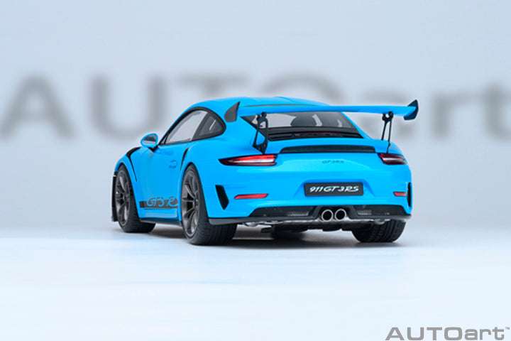 AUTOart Porsche 911 991.2 GT3 RS Riviera Blue 1:18 STM Diecast Default Title Default Title-