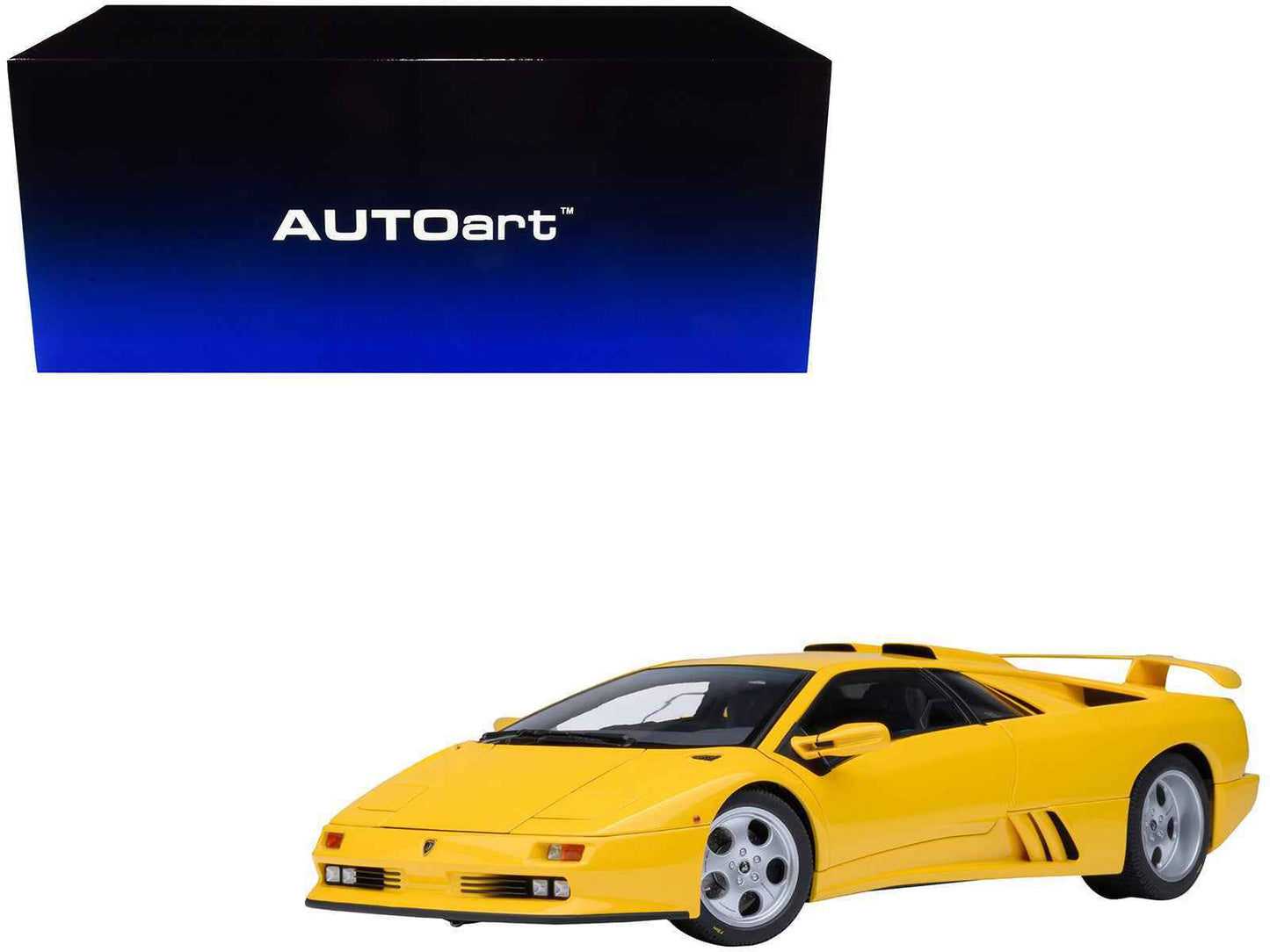 Lamborghini Diablo SE30 Jota Superfly Yellow 1/18 Model Car by Autoart Miniature Motors Default Title Default Title-