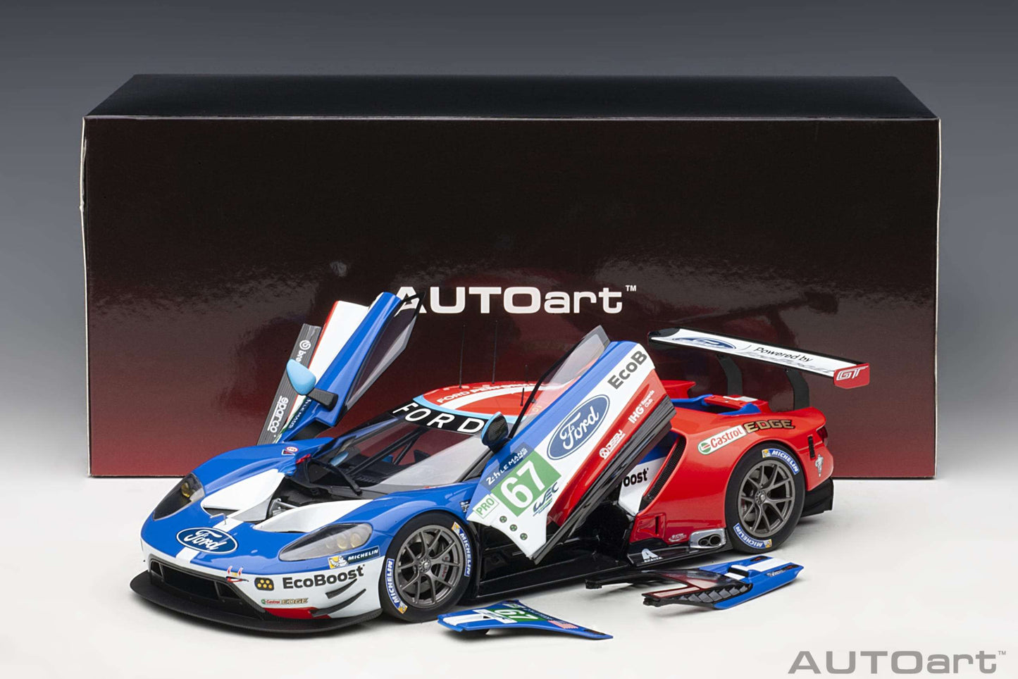 AUTOart 2017 Ford GT #67 24hr Le Mans GTE Pro 2017 1:18 STM Diecast Default Title Default Title-