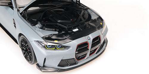 Minichamps 2023 BMW M3 CS (G80) Brooklyn Grey Metallic 1:18 STM Diecast Default Title Default Title-