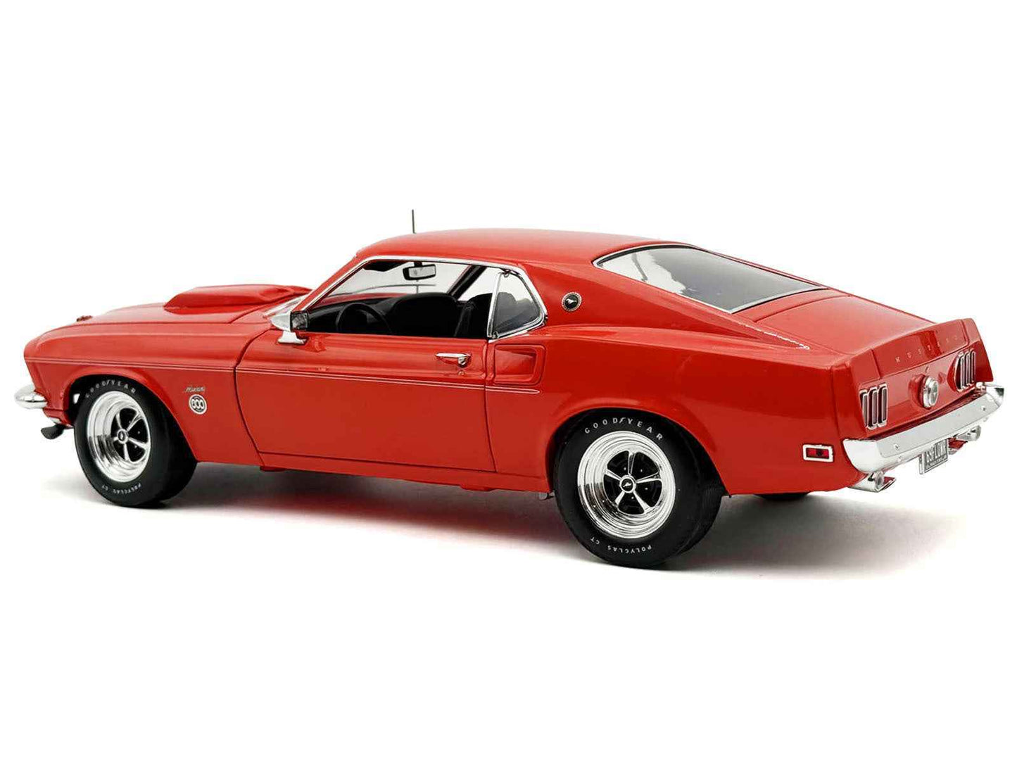 1969 Ford Mustang Limited Edition 600 Flower Power Red Limited Edition to 300 pieces Worldwide 1/18 Diecast Model Car by ACME Miniature Motors Default Title Default Title-
