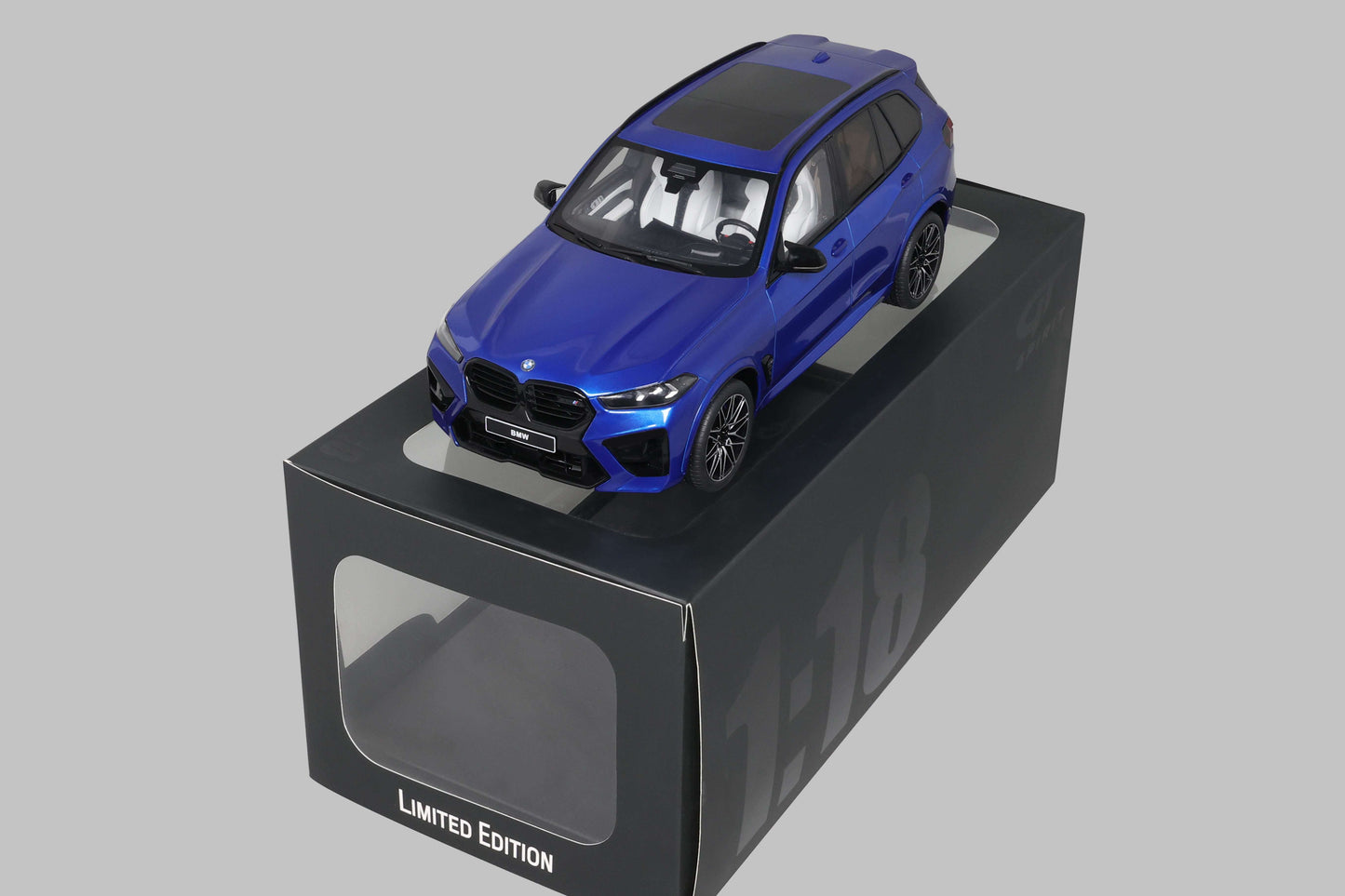 GT Spirit 2023 BMW X5M (G05) Competition Marina Bay Blue Metallic 1:18 STM Diecast Default Title Default Title-