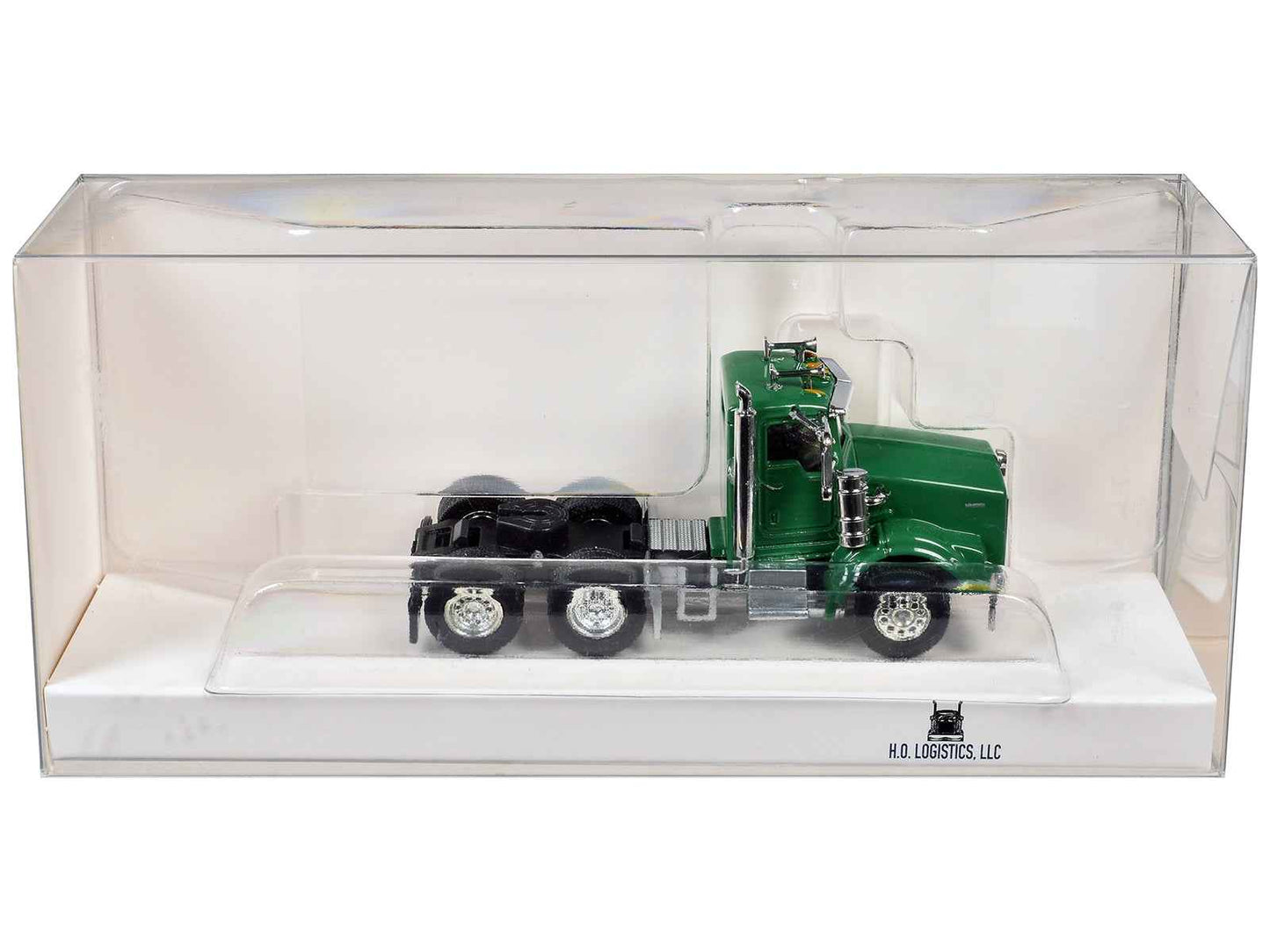 Kenworth T800 Day Cab Green 1/87 (HO) Scale Plastic Model Car by HO Logistics Miniature Motors Default Title Default Title-