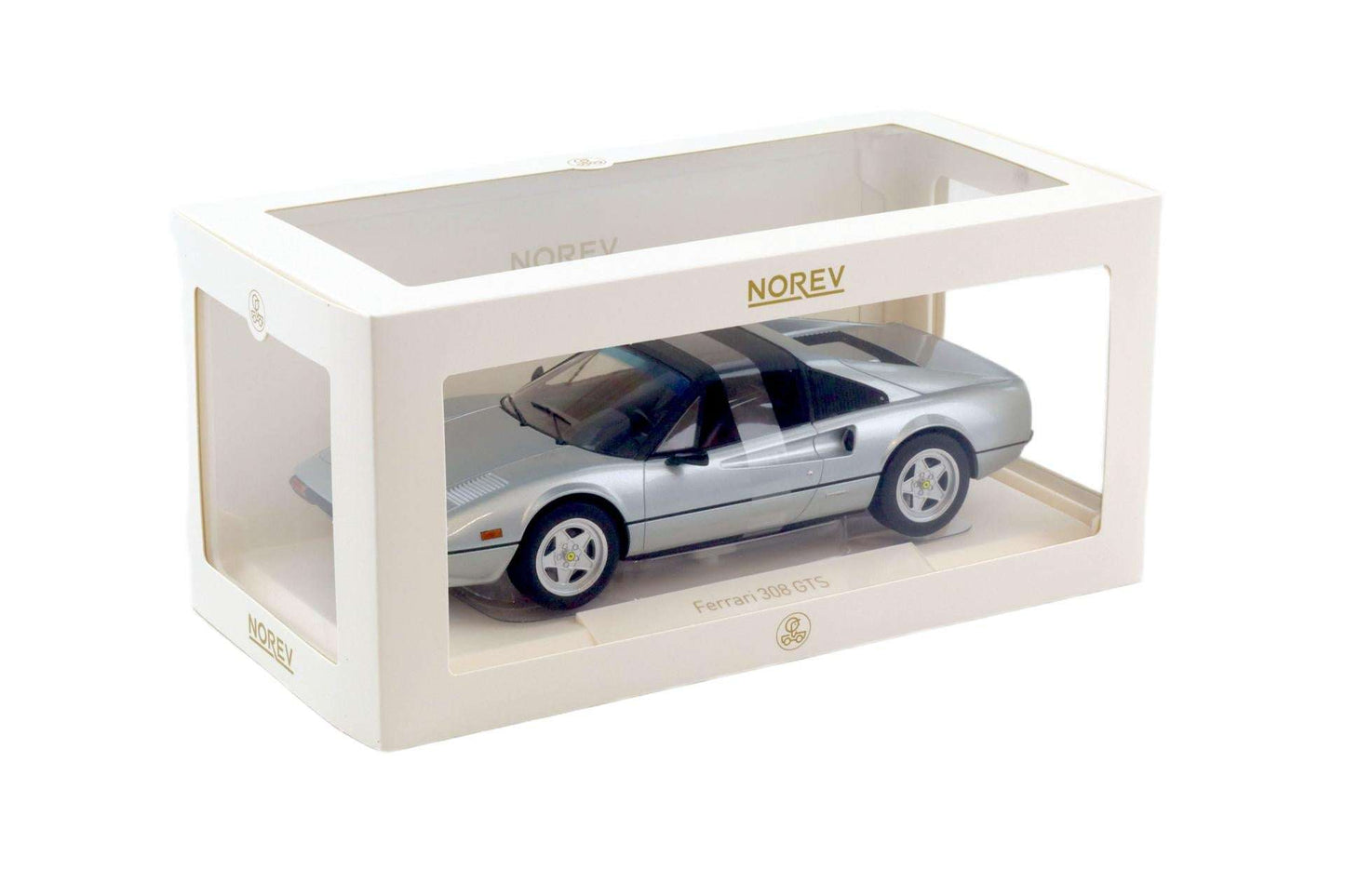 Norev 1982 Ferrari 308 GTS Silver Metallic 1:18 STM Diecast Default Title Default Title-