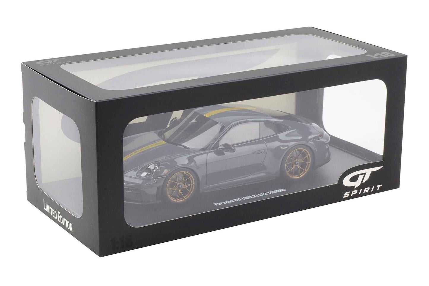 GT Spirit 2025 Porsche 911 992.2 GT3 Touring Slate Grey Neo w/ Gold Wheels & Stripe 1:18 STM Diecast Default Title Default Title-