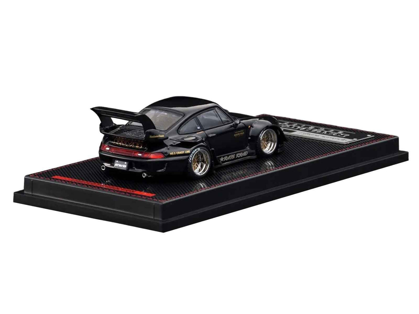 RWB 993 "Dark Star" Black 1/64 Diecast Model Car by Ignition Model Miniature Motors Default Title Default Title-