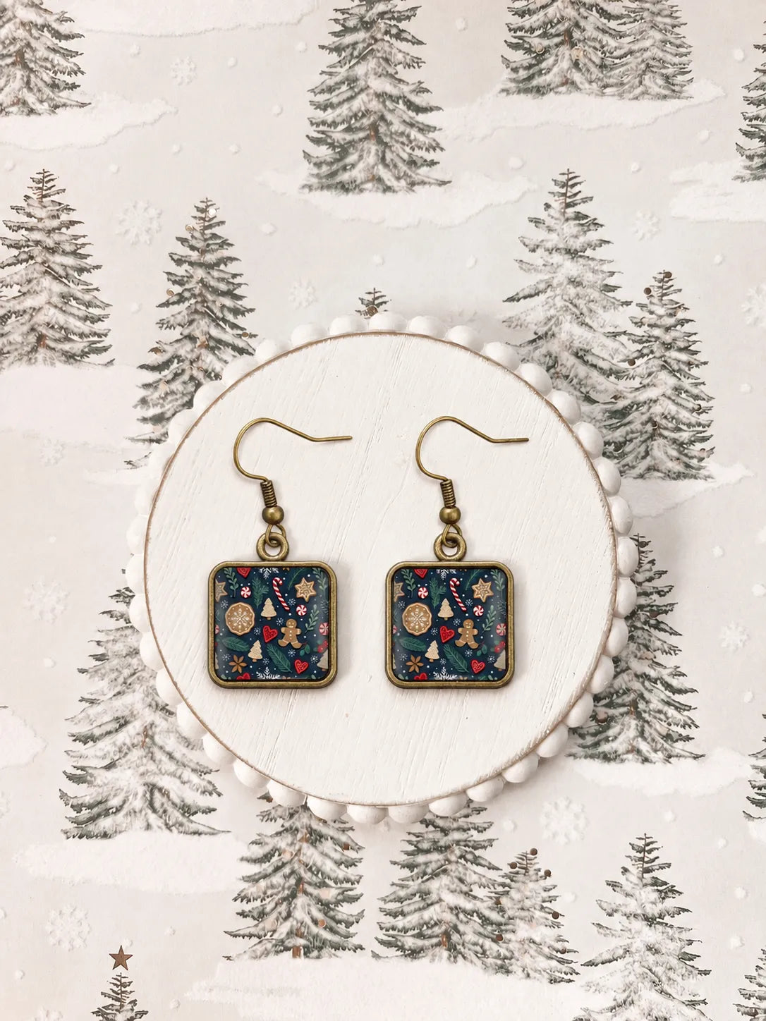 Christmas Cookie Earrings