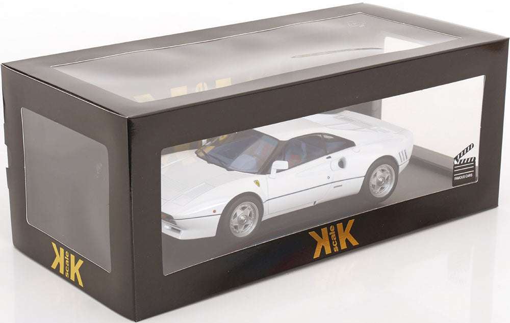 KK Scale 1984 Ferrari 288 GTO (Chris Evans from Topspeed) White 1:18 STM Diecast Default Title Default Title-