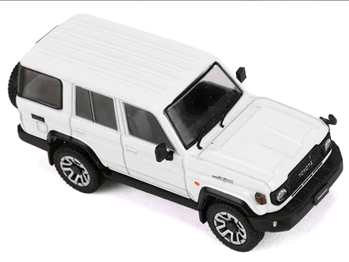 Toyota Land Cruiser (J76) RHD (Right Hand Drive) White 1/64 Diecast Model Car by GCD Miniature Motors Default Title Default Title-