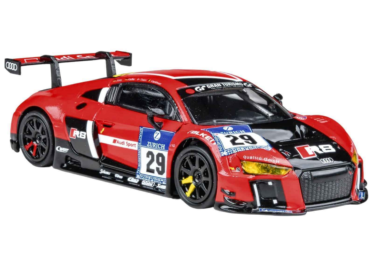 Audi R8 LMS #29 Nicki Thiim - Christer Jons - Pierre Kaffer "Audi Sport Team WRT" "24 Hours of Nurburgring" (2015) 1/64 Diecast Model Car by Paragon Models Miniature Motors Default Title Default Title-