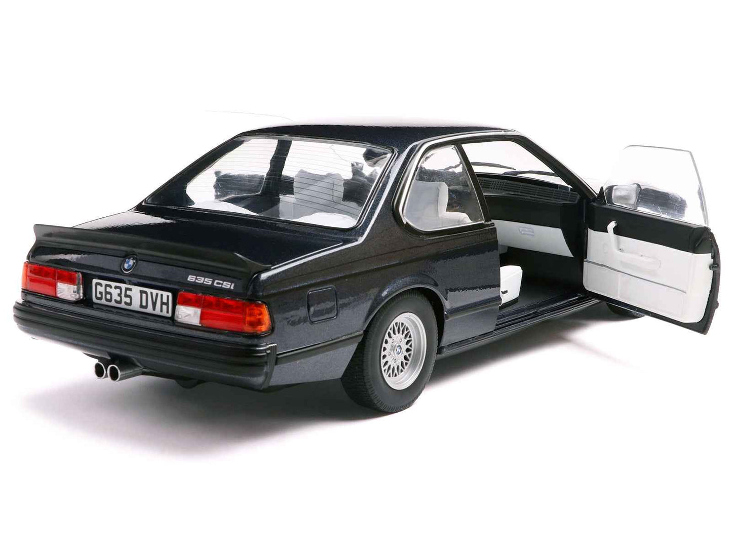 1984 BMW 635 CSI (E24) Macau Blue Metallic 1/18 Diecast Model Car by Solido Miniature Motors Default Title Default Title-