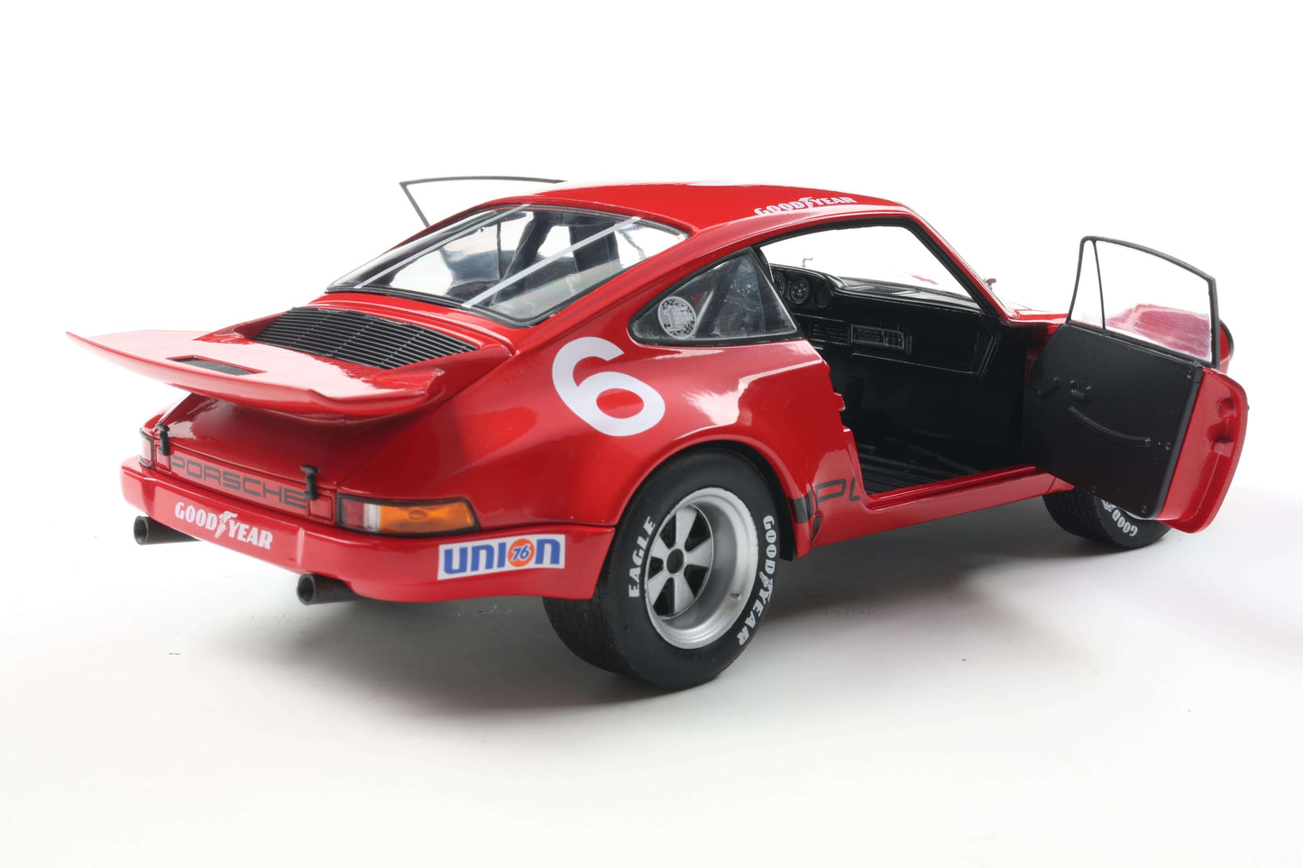 Solido 1974 Porsche 911 RS 3.0L #6 IROC Daytona Red Foyt 1:18 STM Diecast Default Title Default Title-
